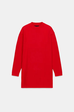 DROP-SHOULDER KNIT DRESS - Zara фото 12