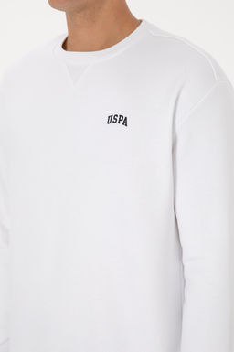 Erkek Beyaz Basic Sweatshirt - U.s. polo assn фото 7