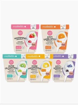 Маска для Лица Тканевая Антивозрастная Йогурт и Ягоды CATHY DOLL
25 гр  фото 10