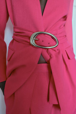 BLAZER HOMBRERAS CINTUR?N / Fucsia - Zara фото 2