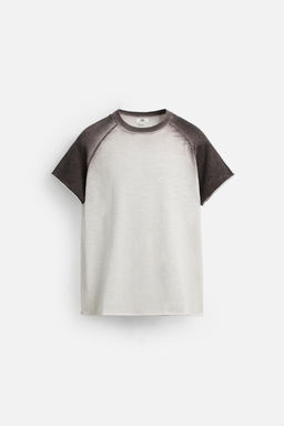 SPRAY PRINT KNIT T-SHIRT - Zara фото 7
