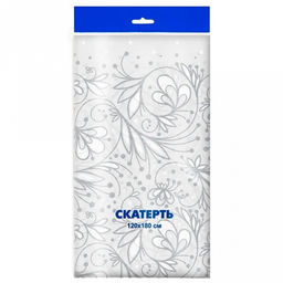 Скатерть полиэтилен 120х180см "Вуаль", 35мкм (Россия)