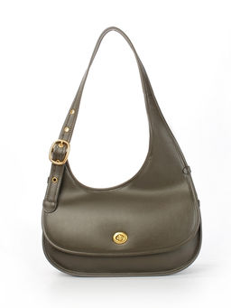 LACCOMA сумка M1079-оливковый натуральная кожа