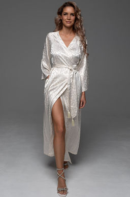 Длинный запашной пеньюар Mia-Amore