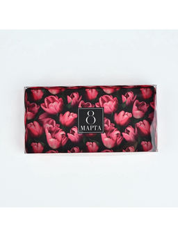 Цена за 5 шт. Коробка для кондитерских изделий с пластиковой крышкой «8 Марта», 10.5×21×3 см