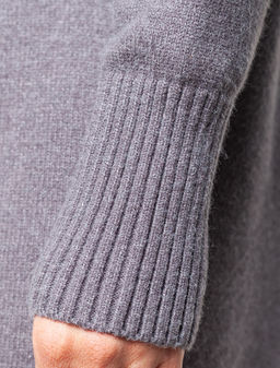 Платье с воротом на молнии из пряжи с кашемиром - Vilatte фото 5