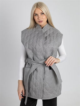 Жилет  лен 100%, хлопок 100%, льняной утеплитель 100%