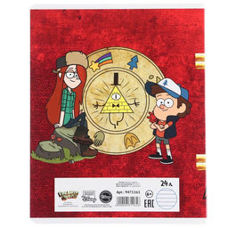 Цена за 10 шт. Тетрадь 24 листа, 5 видов МИКС, линейка, Частичный УФ, Гравити Фолз - Disney фото 10