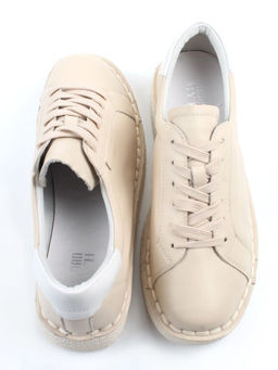 03-XKL22-033 BEIGE Полуботинки женские (натуральная кожа)