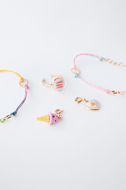 PACK DOS PULSERAS CHARMS INTERCAMBIABLES / Rosa claro - Zara фото 2