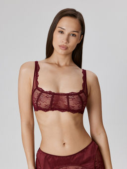 Infinity / Бюстгальтер Bralette жен. Sauvi бордовый - Infinity Lingerie фото 3