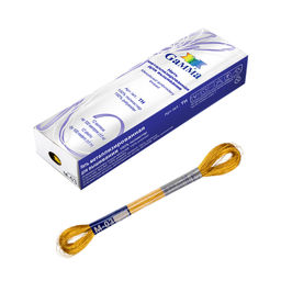 Нитки для вышивания Gamma нить металлик 100% полиэстер 12 x 100 м