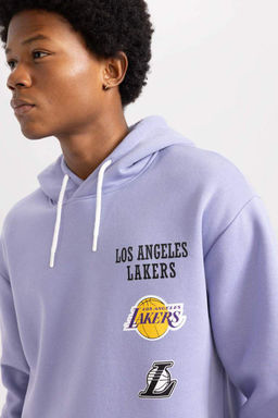 DeFactoFit Толстовка оверсайз с капюшоном NBA Los Angeles Lakers  фото 4