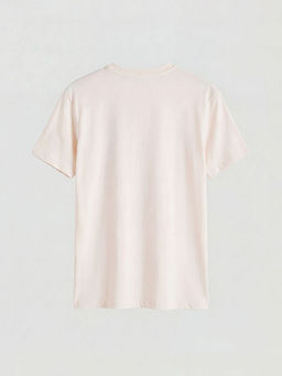 Bisiklet Yaka Bask?l? Kad?n Ti??rt