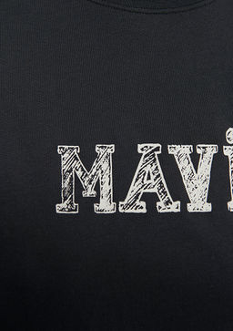 Mavi Bask?l? Gri Tisort  фото 7