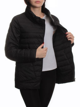 K-635 BLACK Куртка демисезонная стеганая женская (70 гр. холлофайбер) - Fashion фото 7