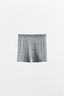 POINTELLE FLORAL SHORTS - Zara фото 4