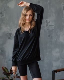 Свитшот с V-образным вырезом 93.4 - Elena sorti фото 3