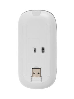 Мышь MB-2.4 беспроводная, оптическая, подсветка, 800-1600 dpi, USB, Bluetooth, серебристая
