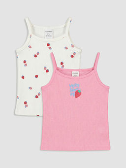 U Yaka ?ilek Bask?l? ?p Ask?l? K?z ?ocuk Atlet 2li