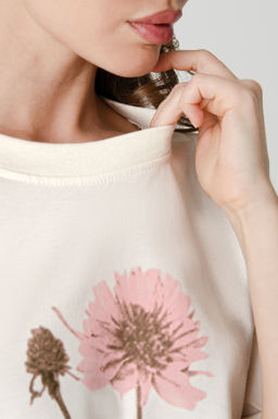 Арт. 31159 Футболка женская 44-52 (5 шт) Цвет:молочный - Калинка фото 8