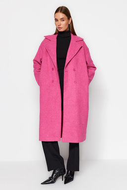 Fusya Oversize Genis Kesim Uzun Yunlu Kase Kaban TWOAW21KB0038