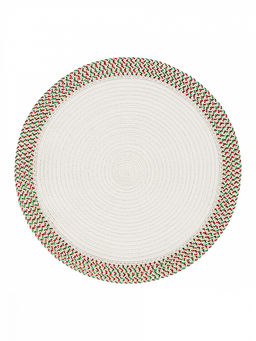 Салфетка сервировочная D38, 1 штука белый полиэстер - Denastia фото 2