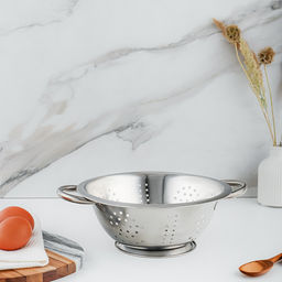 Дуршлаг на ножке 22см (нерж.)