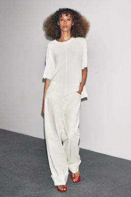 OVERSIZE PLAIN KNIT TOP