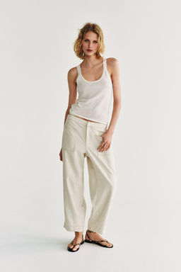 PANTAL?N BARREL ZW COLLECTION / Crudo - Zara фото 6