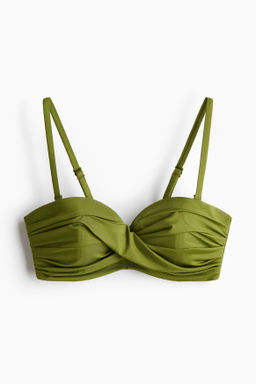 Top de bikini balconette con copas acolchadas