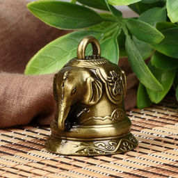Цена за 2 шт. Колокольчик Слоны 5х4,2х4,2 см
