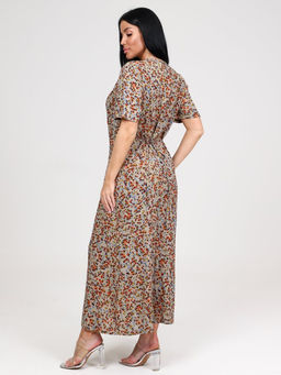 514 ПЛАТЬЕ-ХАЛАТ (Светло-серый) - А-дина фото 5