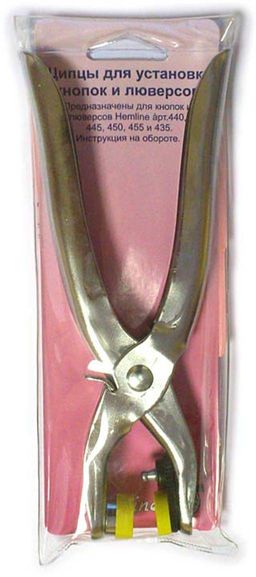 ЩИПЦЫ ДЛЯ УСТАНОВКИ КНОПОК И ЛЮВЕРСОВ