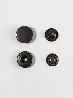 Кнопки установочные TEIRA, Альфа (S-образные), d=15 мм, 10 шт., в пластиковом боксе, цвет серебряный
