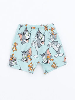 Tom & Jerry Bask?l? Erkek Bebek Pijama Alt