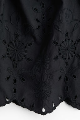 Blusa cropped con bordado ingles - H&m фото 7