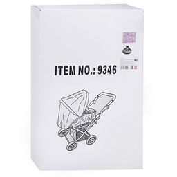 Коляска для кукол, металлическая, складная, с сумкой-переноской, корзиной и складным козырьком