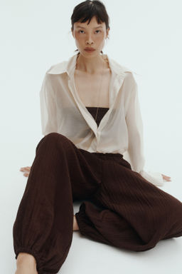 Pantal?n globo con cord?n de ajuste - H&m фото 5