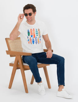 Белая облегающая футболка - Cacharel фото 4