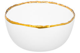 Салатник 15,5*15,2*7 см 700 мл La villa золотой кант, фарфор - Elan gallery фото 4