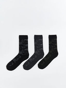 Desenli Erkek Soket ?orap 3l?