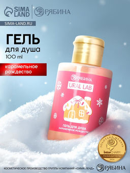 Цена за 2 шт. Гель для душа Карамельное рождество, 100 мл, URAL LAB фото 8