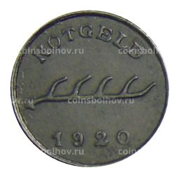 2 пфеннига 1920 года Германия Нотгельд Бад-Мергентхайм