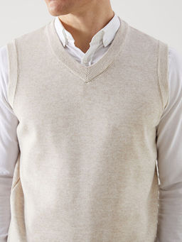 Standart Kal?p V Yaka Erkek Triko S?veter