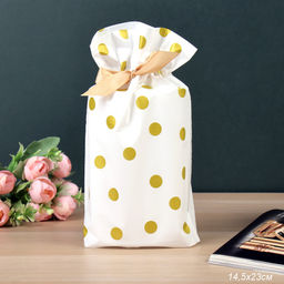 Мешочек подарочный набор 50 штук 15х23 см / YI1523-3 /уп 50/120/ - Галеонтрейд фото 4