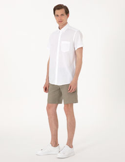Haki Slim Fit %100 Keten Dokuma _ort - Pierre cardin фото 3