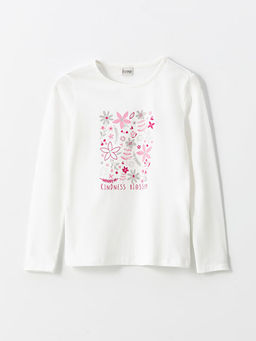 Bisiklet Yaka K?z ?ocuk Ti??rt