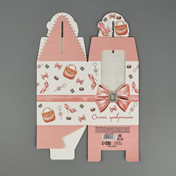 Цена за 2 шт. Коробка сборная «Женские радости» 9×11×9 см