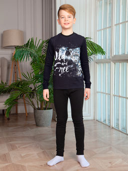 Пижама"Ягуар",чёрный